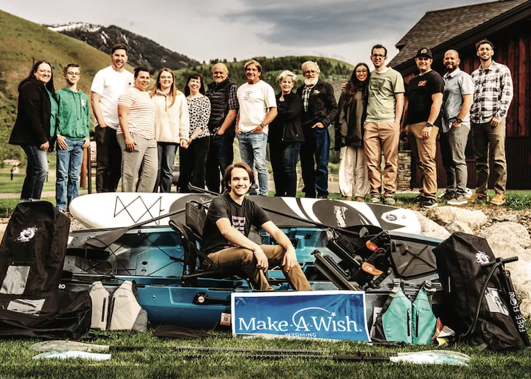 Hepworth receives Make-A-Wish gift