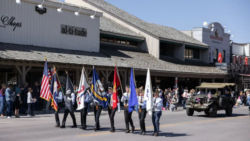 SNAPPED: Crowds gather for Best of the West parade, historical reenactment