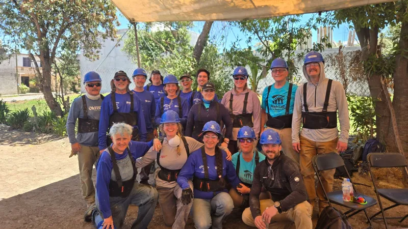 Teton Habitat pours concrete floors in Tlaxcala; begins 5-year partnership