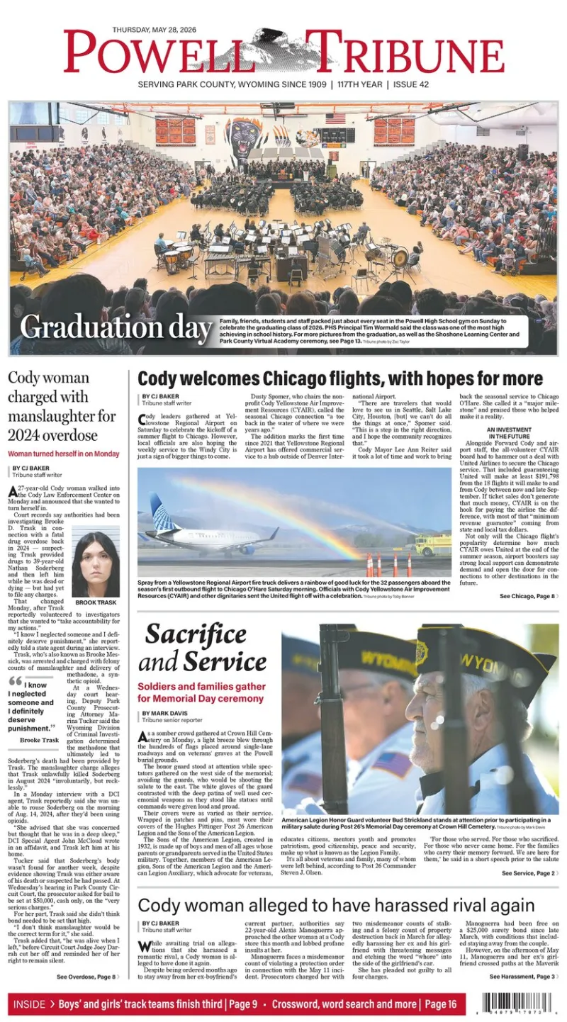 Powell Tribune May 28, 2026