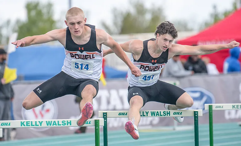 PHS boys' track and field finishes top three