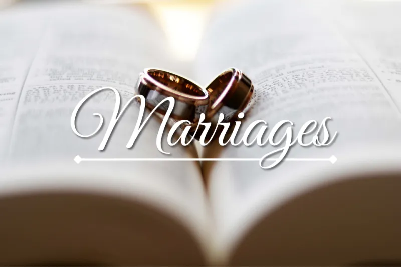 Marriages: Week of May 18