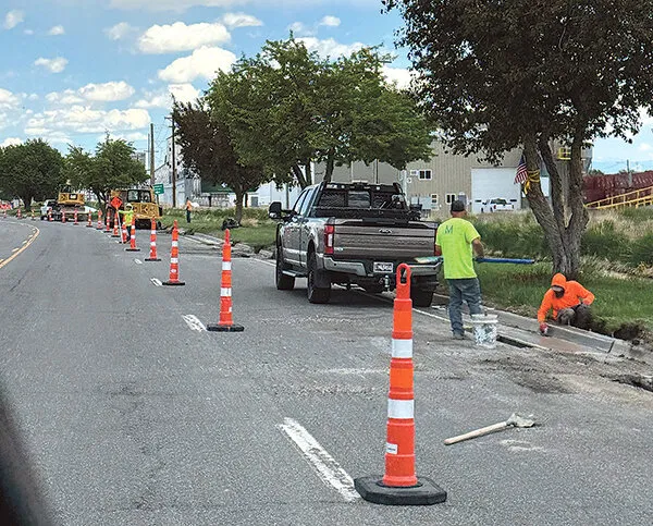 Construction work moves to south side
