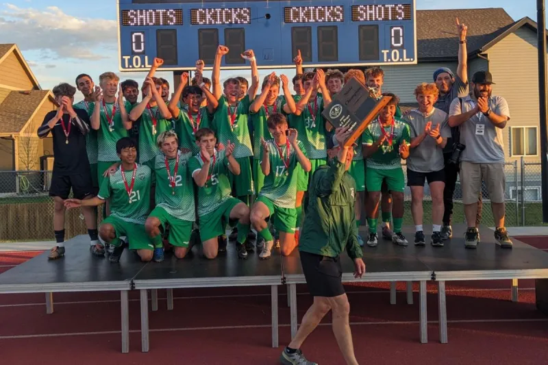 Ethan Leslie's Masterpiece Powers Kelly Walsh to 4A Soccer State Title [VIDEOS, PHOTOS]