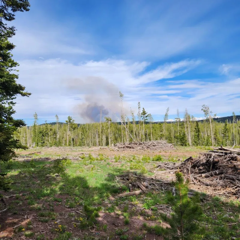 Smoke seen Friday from Star Valley was controlled burn near Hams Fork