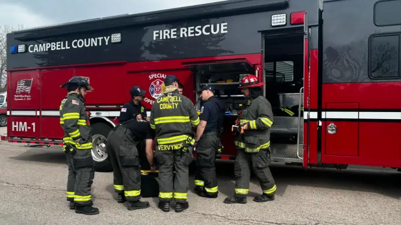BREAKING: Campbell County Fire Department responding to wildfire east of county