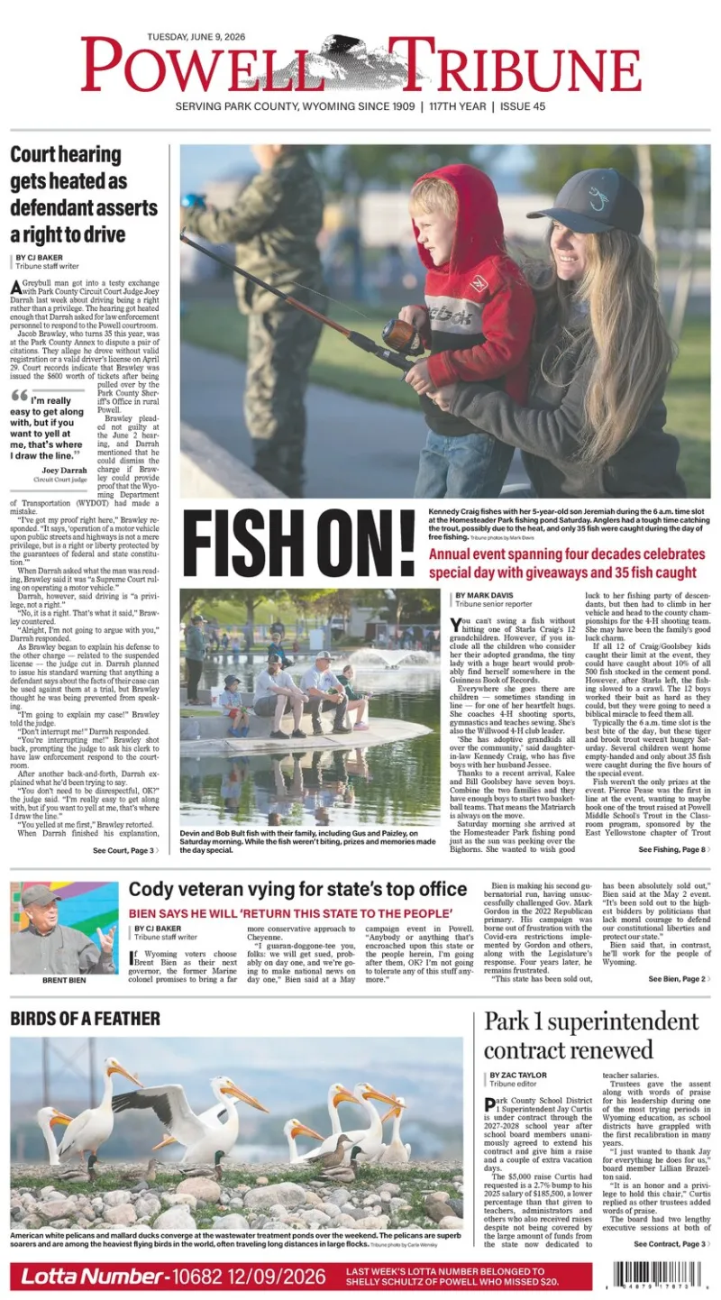 Powell Tribune June 9, 2026