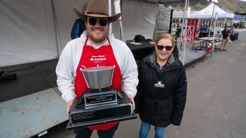 A chili dynasty begins! Austin O'Bryhim tops High Noon Chili Cook-Off once again