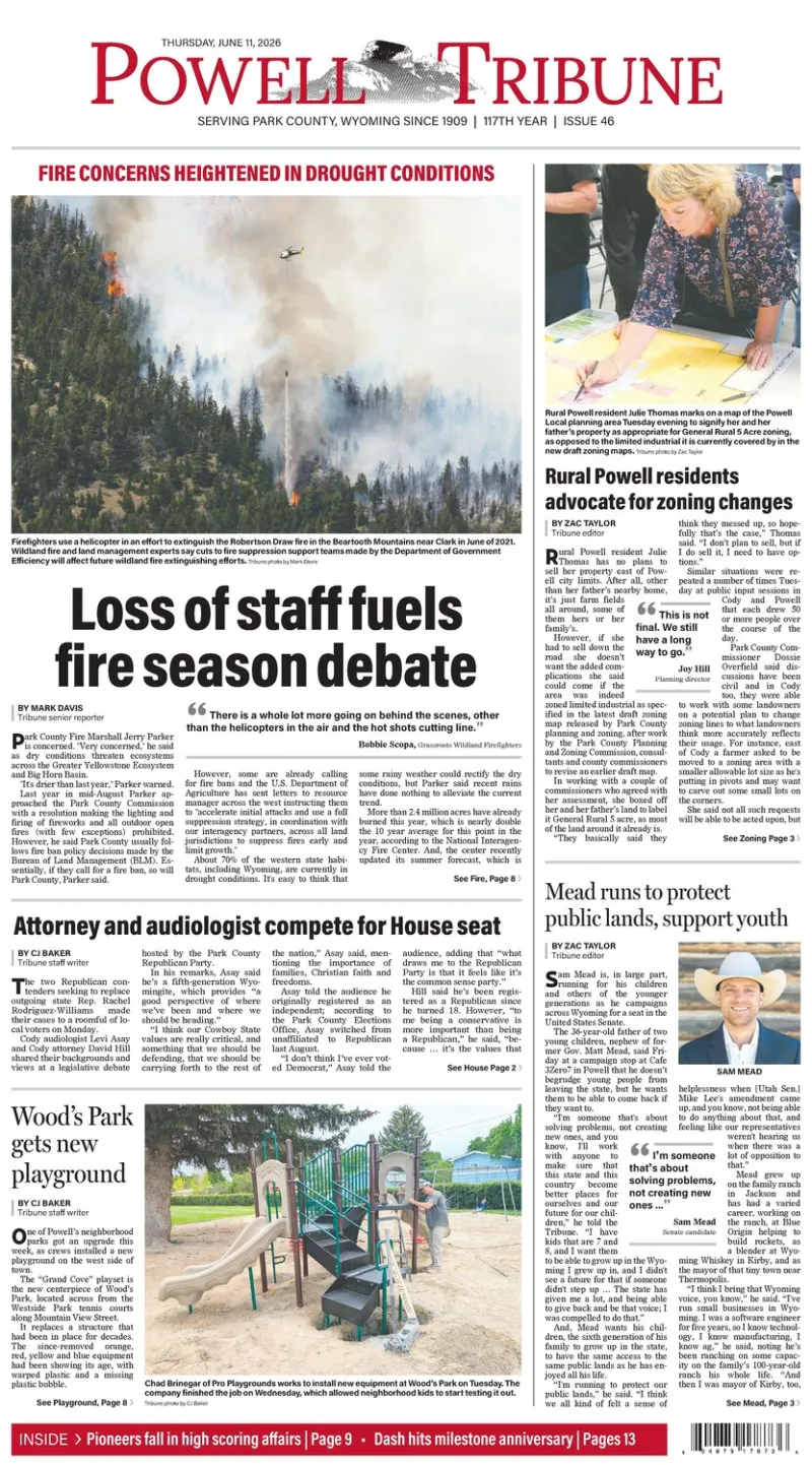 Powell Tribune June 11, 2026