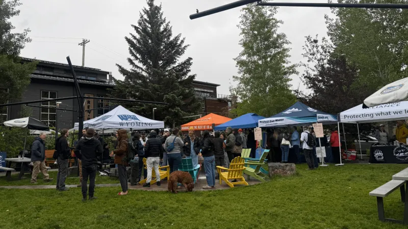 SNAPPED: Election Block Partygoers brave the rain, meet candidates