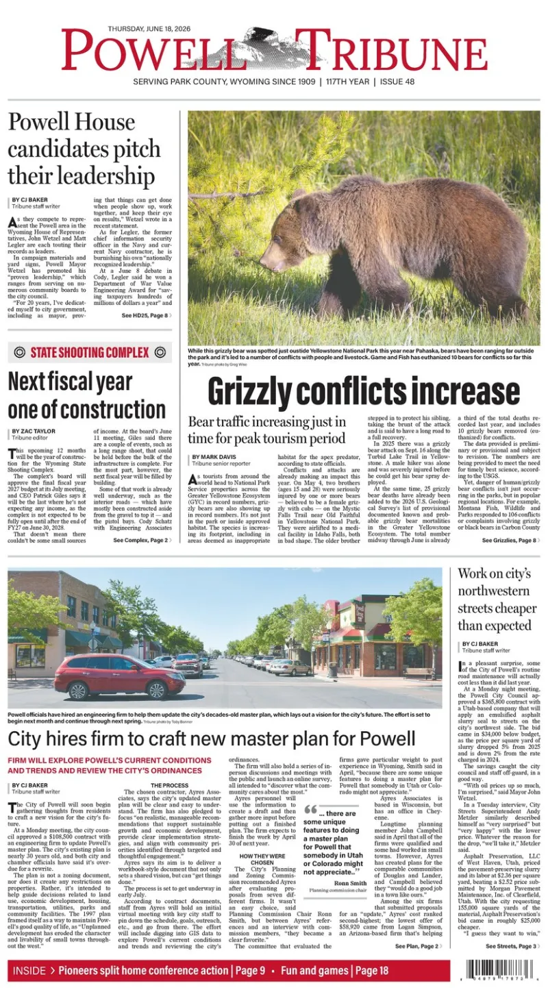 Powell Tribune June 18, 2026