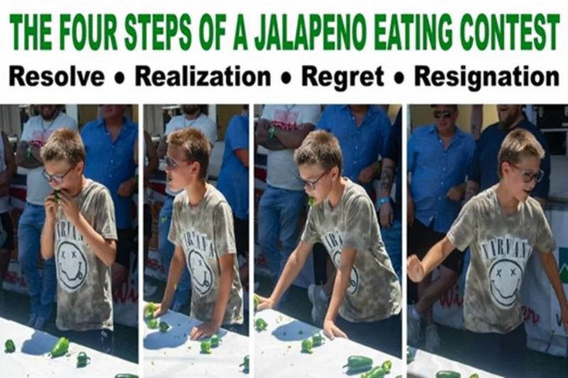 PAIN: Chugwater Wyoming Jalapeno Eating Contest