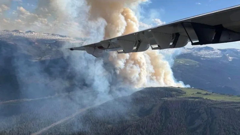 Darwin Ranch area moved to 'Set' evacuation status amid Kinky Creek Fire