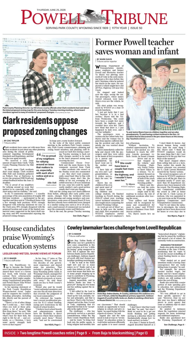 Powell Tribune June 25, 2026
