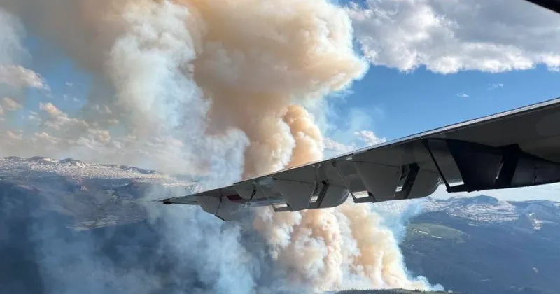 Rain 'moderates' Kinky Creek Fire