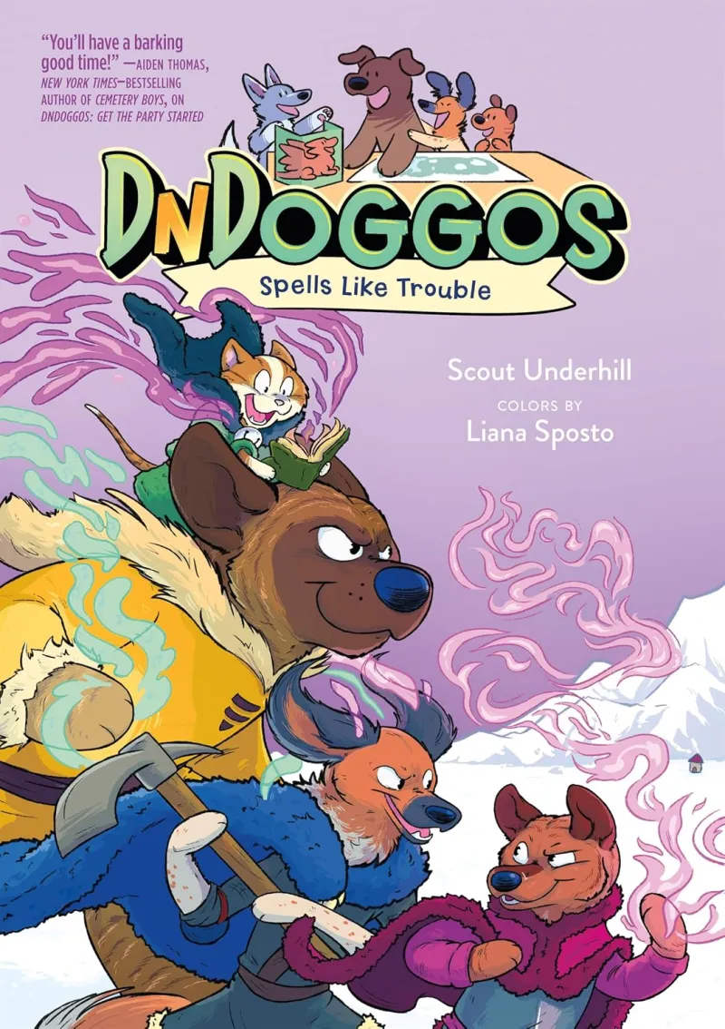 Lincoln County Library Book Review: DnDoggos Spells Like Trouble by Scout Underhill
