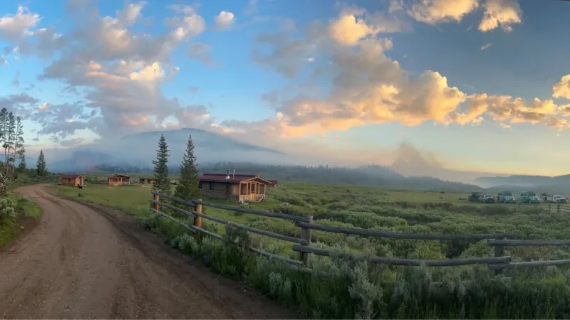 Kinky Creek Fire 12% contained; aircraft scooping water from Jackson Lake today