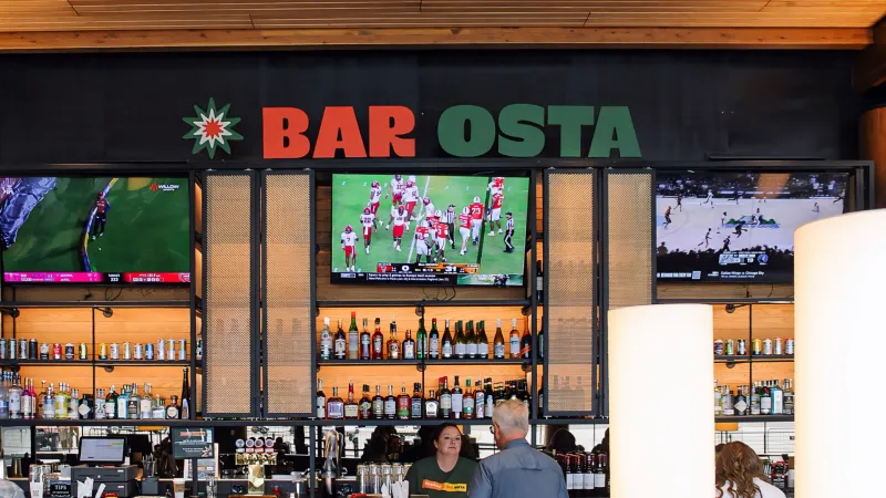 Flying out of JAC? Skip the line and order Bar Osta food, drinks ahead