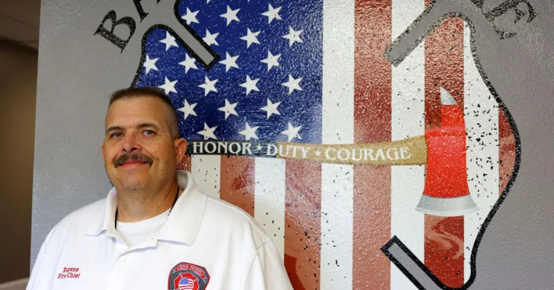 The chief who rebuilt Bar Nunn Fire Department is leaving, but his next mission may be even bigger