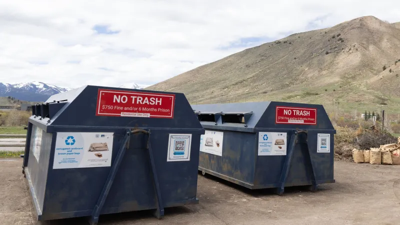 Recycling bins temporarily move from Fairgrounds to JHHS for County Fair