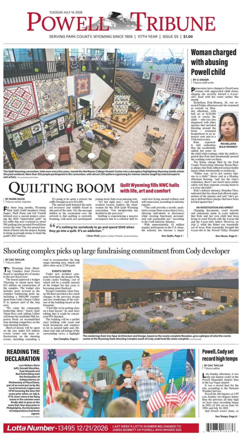Powell Tribune July 14, 2026