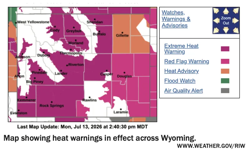 Recent temperatures neared multi-decade highs