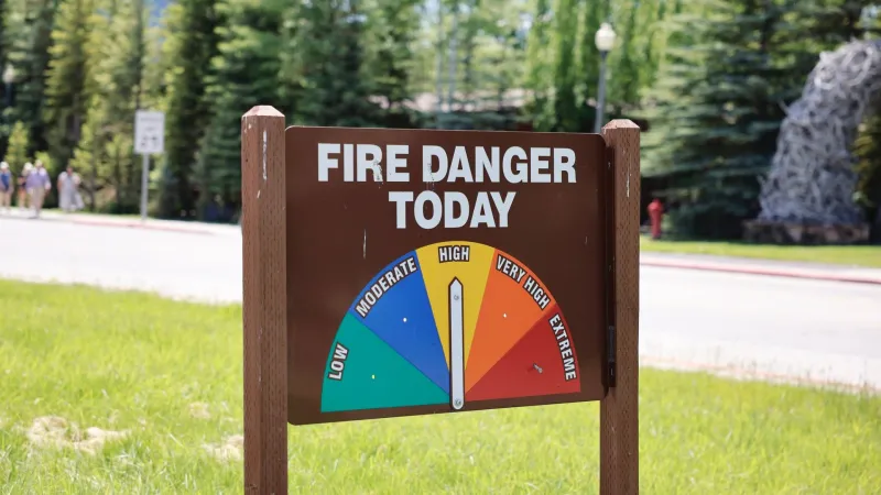 Yellowstone increases fire danger to 'high'