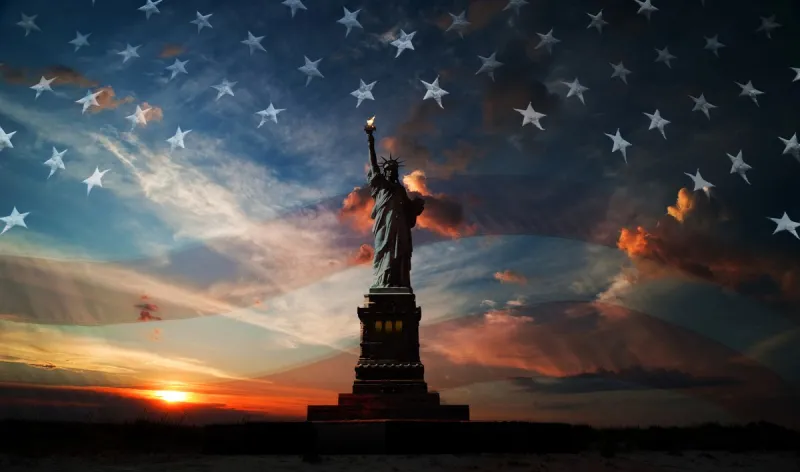 Wheatland Wyoming Has A Statue Of Liberty