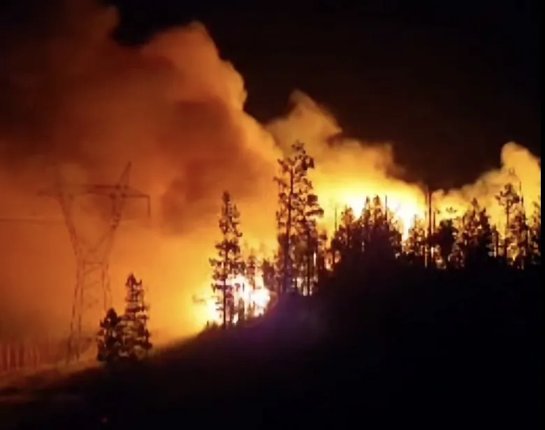 Fish Creek Fire in Albany County swells to 100 acres overnight
