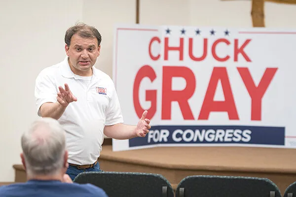 Gray makes Powell campaign stop
