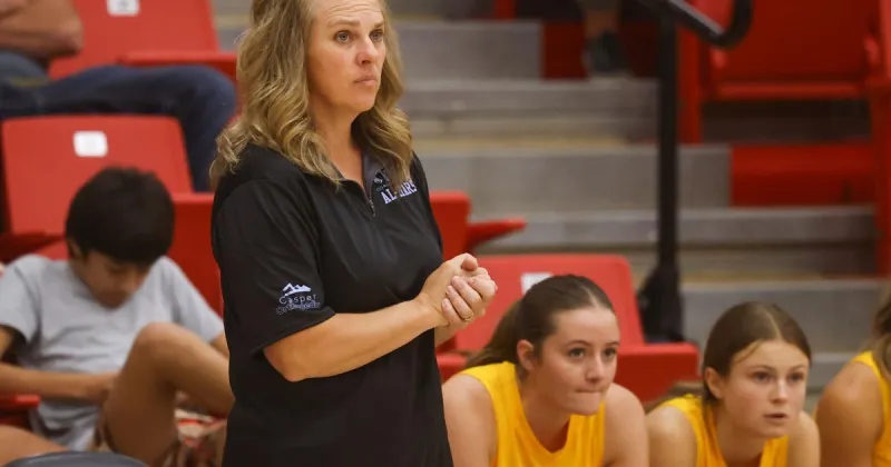 Jenny Evans and daughter Kenzie prepare for life without volleyball