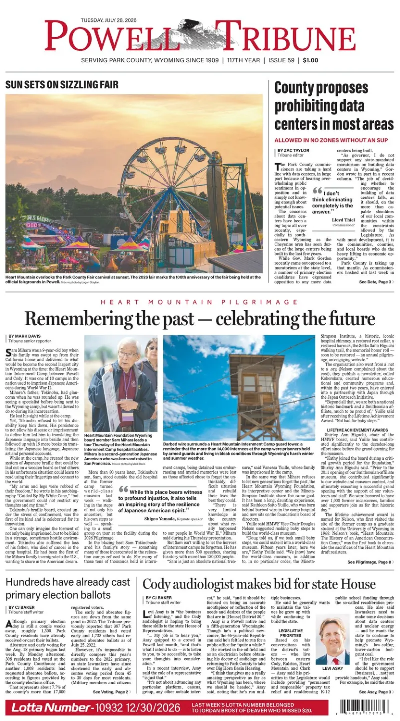 Powell Tribune July 28, 2026