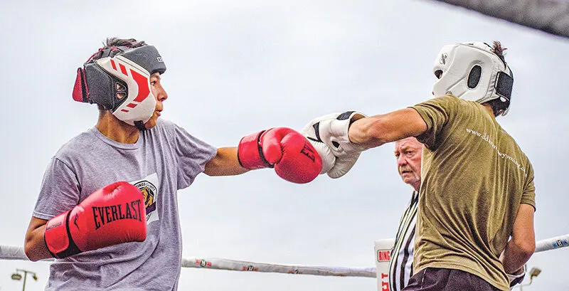 Mountain Mayhem boxing takes over grandstands
