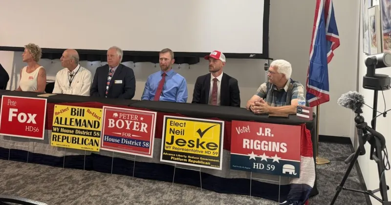 Neil Jeske filed to run in Wyoming. Then records from South Dakota raised questions