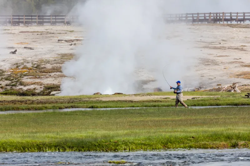 Yellowstone National Park says fishing will be closed from 2 p.m. to sunrise