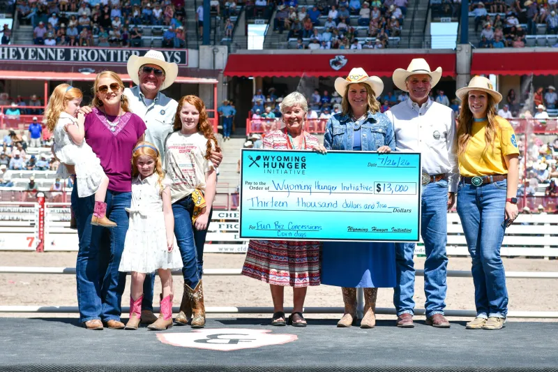 Fun Biz donates 50K pounds of food and over $13K to Wyoming Hunger Initiative