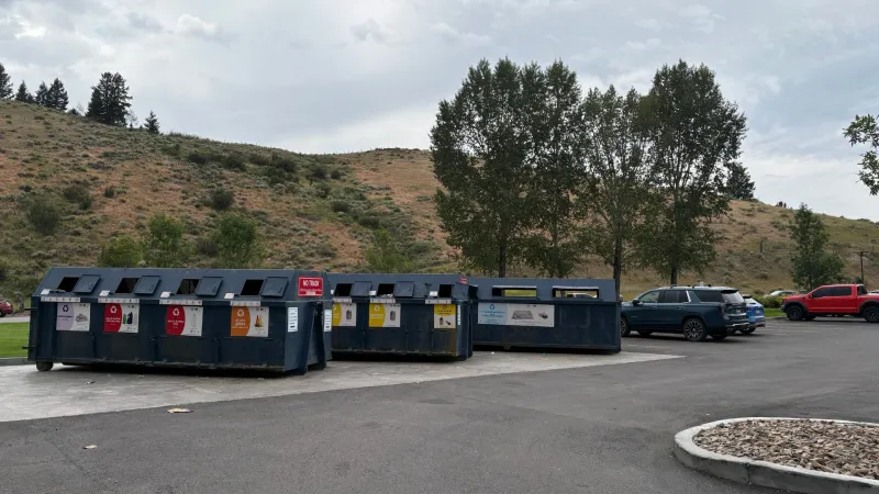 Community recycling bins return to Albertsons lot, Fairgrounds