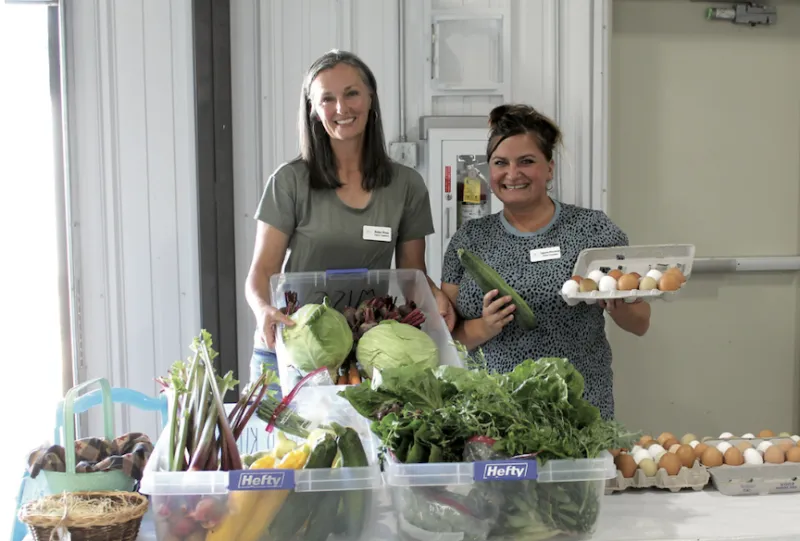 County fair egg and produce entries can go to food pantry