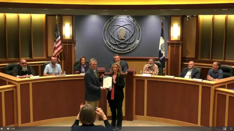 Gillette City Council honors finance director Michelle Henderson for 20 years