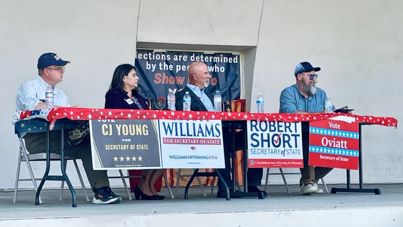 Politics in the Park: Ballot access divides Republicans vying for Wyoming secretary of state