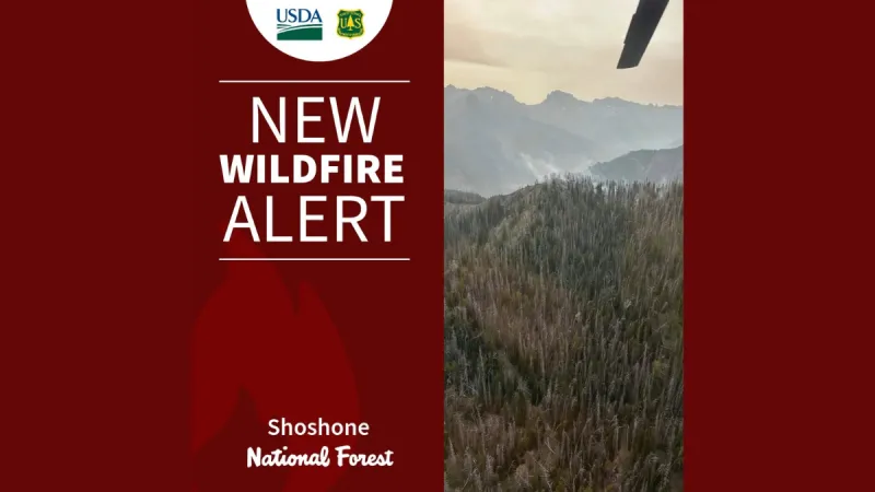 USDA Forest Service reports wildfire outside of Cody