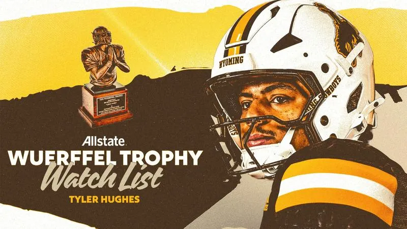 Tyler Hughes Named to Allstate Wuerffel Trophy Watch List