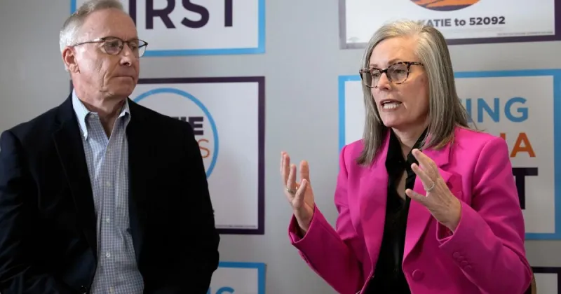 Democratic Arizona Gov. Katie Hobbs chooses former Republican Mayor John Giles as her running mate