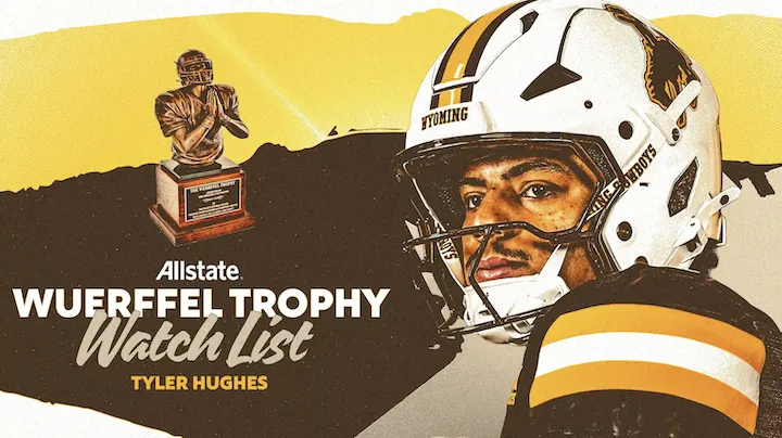 Tyler Hughes Named to Allstate Wuerffel Trophy Watch List