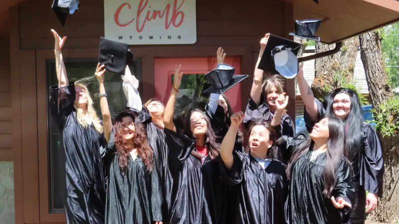 Single moms experience free administration training with Climb Wyoming!