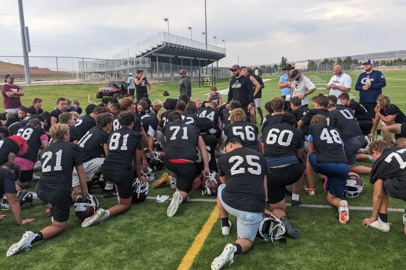 Frude and Ennist Feeling Good About Fall Camp for Laramie Plainsmen Football [VIDEO]