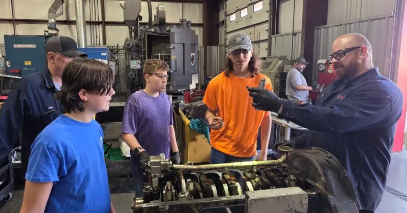 Casper teens are getting a behind-the-scenes look at their future. It's happening close to home