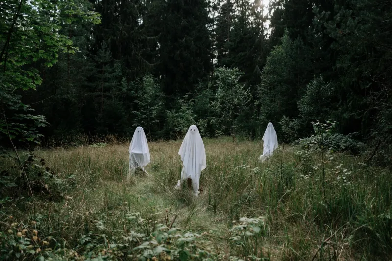 Tonight's outdoor story slam is ghost-themed