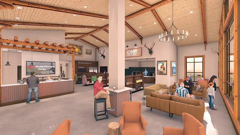 Events center design advances for state shooting complex