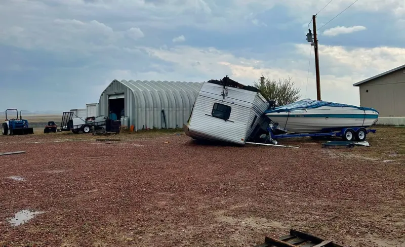 National Weather Service confirms straight-line winds caused Campbell County damage